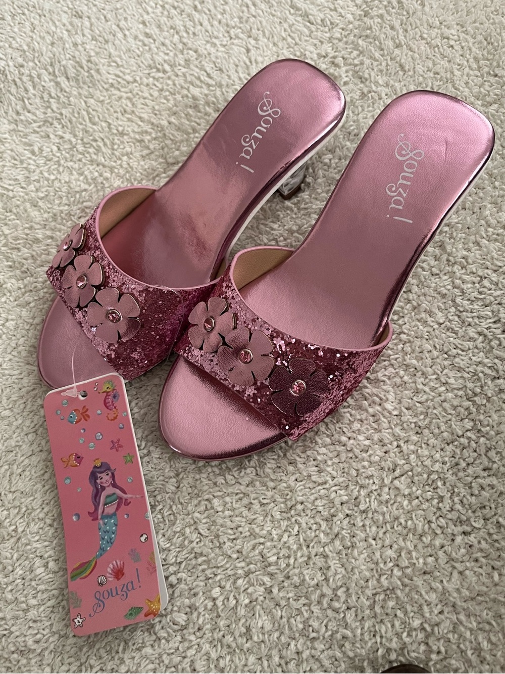 Souza Mariona Sparkle Princess Slip Ons - Childs 10/11